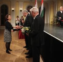Gara Lídia és Varga Gábor elismerése